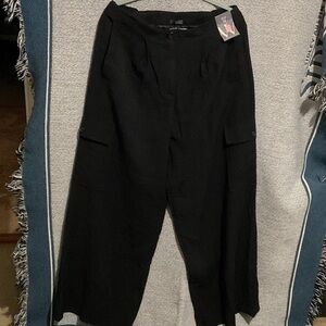 Worthington Black Wide-Leg Pants